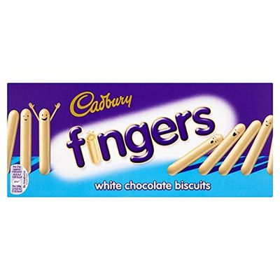 Cadbury White Chocolate Fingers 138g