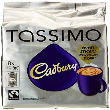 Tassimo Cadbury Hot Chocolate 8 Servings Now Even More CHOCOLATEY! by Unknown