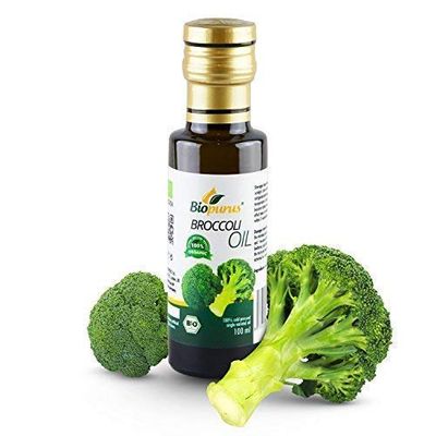 Biopurus Certified Organic Cold Pressed Broccoli Seed Oil 100 ml