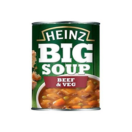 Heinz Big Soup Beef/Veg. Fl. 1.19 - 400Gm - Pack of 12