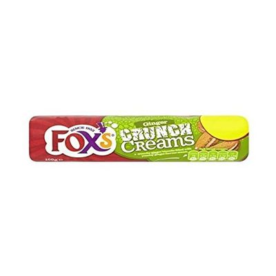 Foxs Ginger Crunch Creams 0.79-168Gm - Pack of 12