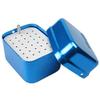Earlywish Sterilizable FG High Speed Bur Holder Stand Autoclavable Case, Blue Color view 1
