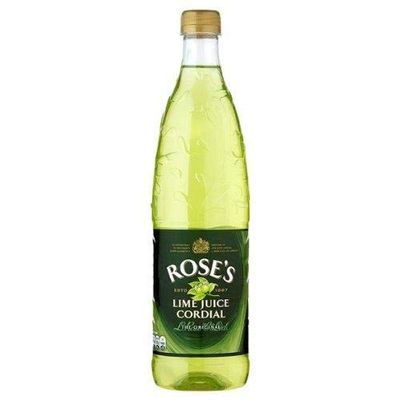 Rose Lime Juice Cordial - 2 x 1 litre