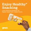 Graze Lively Lemon Oat Flapjacks, Vegetarian Healthy Snacks, High in Fibre, 3 Bars per Punnet, Whole Oats & Natural Flavours - Packaging may vary-(9 x 50g Snacks) view 3