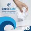 Boardwalk B6144 2-Ply Septic Safe Toilet Tissue - White (96/Carton) view 4