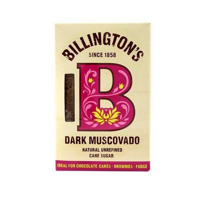 Billingtons Dark Muscovado Sugar 500 g (order 10 for trade outer)