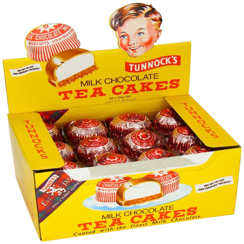 Tunnock's Real Milk Chocolate Tea Cakes - 2 x 36's