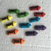 12 Edible Sugar Crayons; 4.2cm x 1cm Each; Birthday Etc, Handmade Cake/Cupcake Toppers/Decoration view 2