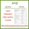 Felicia Gluten Free Organic Red Lentil Sedanini Pasta 250 G view 2