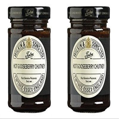 (2 Pack) - Tiptree - Hot Gooseberry Chutney | 230g | 2 PACK BUNDLE by Tiptree