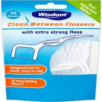 5 x Wisdom Clean Between Flossers 30 Pack by Wisdom