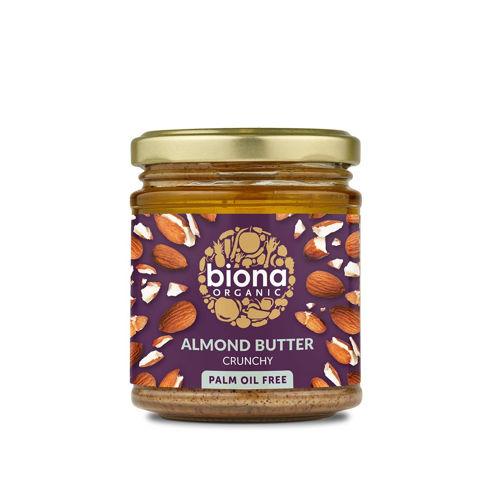 Biona Organic Crunchy Almond Butter 170g