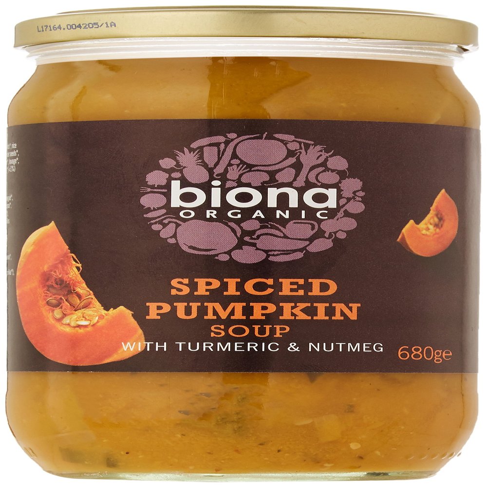 Biona Organic Spiced Pumpkin Soup 680g (Pack of 3