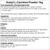 Acetyl L Carnitine Powder 1kg | Pure ALCAR view 2
