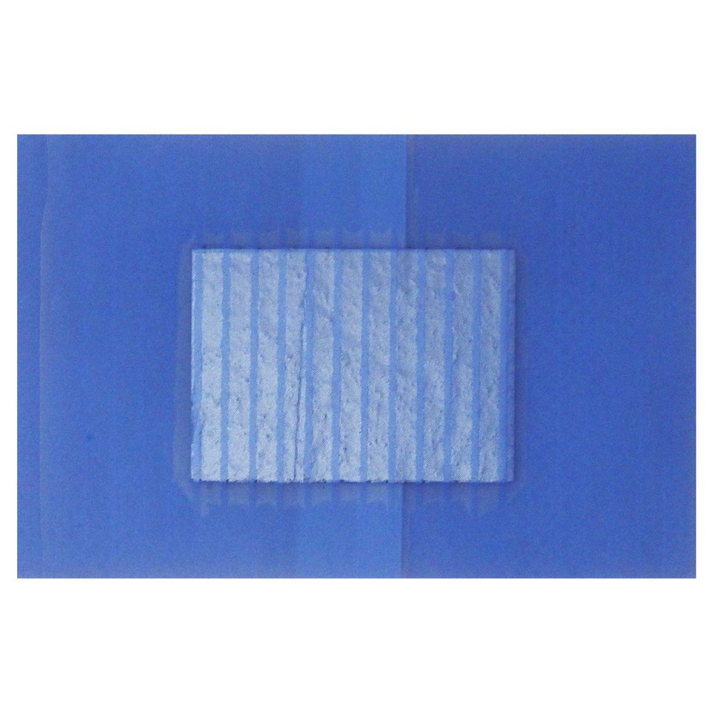 10 Pack of QUALICARE Premium Ultra Thin Blue Catering First AID Wound Cut Large PLASTERS DRESSINGS 5CM X 7.2CM