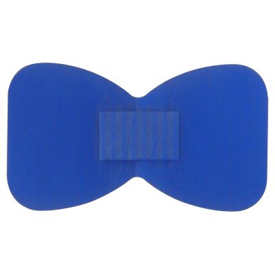 100 Pack of QUALICARE Premium Ultra Thin Blue Catering First AID Wound Cut Finger FINGERTIP Butterfly PLASTERS DRESSINGS