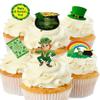 27 Stand Up St Patricks Day Irish Celebration Edible Wafer paper Cake Toppers Decorations view 3