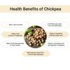 JALPUR MILLERS Amethyst Chickpeas (Kabuli Chana)- 1.5kg - chickpeas dried Naturally high in protein, rich in fibre - iron, magnesium & folate - for hearty soups, aromatic curries, or creamy hummus view 3