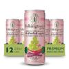 Folkington's Rhubarb and Apple Press, 12 Cans, Sparkling Soft Drink, Great Cocktail and Gin Mixer, 12 x 250 ml view 1
