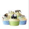30 Stand Up Zoo Jungle Safari Animals Premium Edible Wafer Paper Cake Toppers Decorations view 3