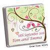 100 DIY Personalised Chocolate Wedding Favours (Plain Mint) view 1