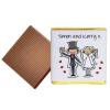 100 Personalised Chocolate Wedding Favours (Plain Mint) view 1