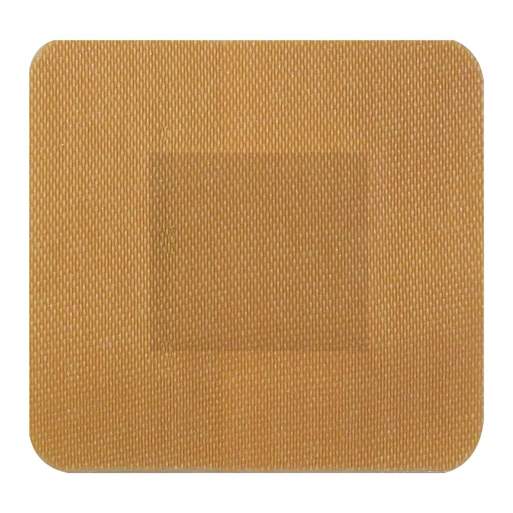 100 Pack of QUALICARE Premium Ultra Thin Fabric First AID Wound Cut Square PLASTERS DRESSINGS 3.8CM X 3.8CM