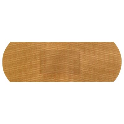 10 Pack of QUALICARE Premium Ultra Thin Fabric First AID Wound Cut Medium PLASTERS DRESSINGS 7.2CM X 2.5CM