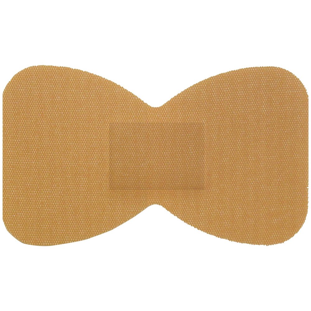 100 Pack of QUALICARE Premium Ultra Thin Fabric First AID Wound Cut FINGERTIP PLASTERS DRESSINGS 7.6CM X 4.5CM