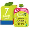 Ella's Kitchen, Stage 1 from 4 Months First Taste Pears ,70 g, (Pack of 7) view 1