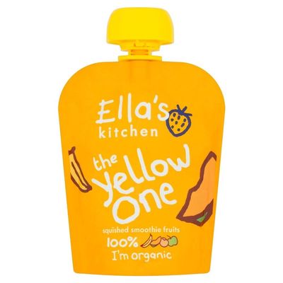 Ella's Kitchen Organic The Yellow One Smoothie Fruits 90 g (Pack of 12)