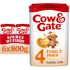 Cow & Gate 4 Toddler Baby Milk Powder Formula, 2-3 Years, 800 g (Pack of 6) view 1