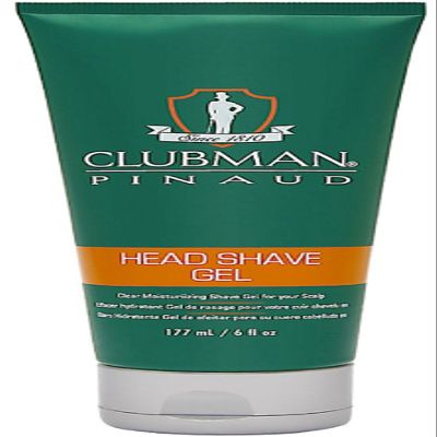 CLUBMAN HEAD SHAVE GEL 6 OZ