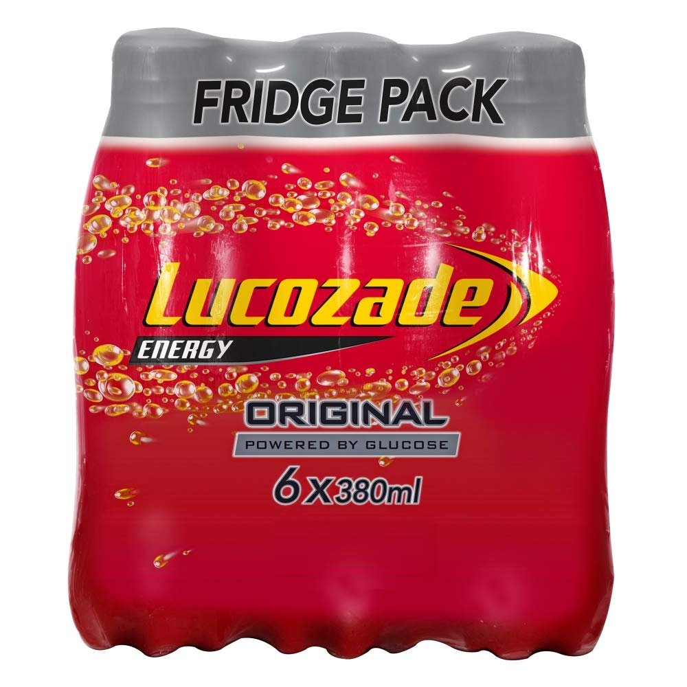 Lucozade Energy Original, 6 x 380ml