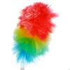 COM-FOUR 2x feather duster with telescopic handle - dust wiper extra long and extendable - cobweb brooms in bright colors - 85-122 cm (02 pieces - rainbow) view 3