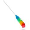 COM-FOUR 2x feather duster with telescopic handle - dust wiper extra long and extendable - cobweb brooms in bright colors - 85-122 cm (02 pieces - rainbow) view 4