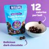 Bioglan Biotic Balance Dark Choc Balls, 3 Billion CFU Probiotic, live cultures wrapped in delicious dark chocolate, contains Lactobacillus Rosell, Bifodobacterium Rosell, & Inulin. 30 balls view 3