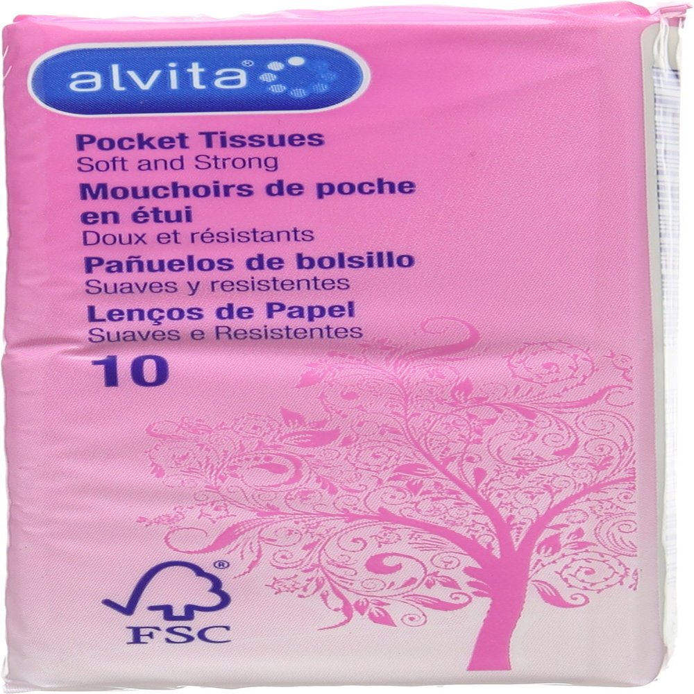 Alvita Facial Tissues 6 Pocket