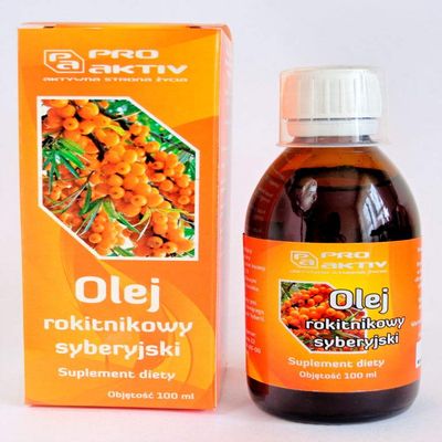 100ml Siberian Sea Buckthorn Oil 100% Natural Unrefined Genuine PROAKTIV