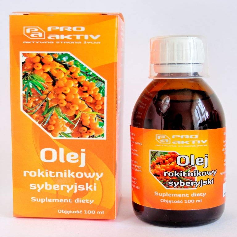 100ml Siberian Sea Buckthorn Oil 100% Natural Unrefined Genuine PROAKTIV