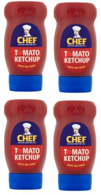 Chef Ketchup 390 g (Pack of 4)