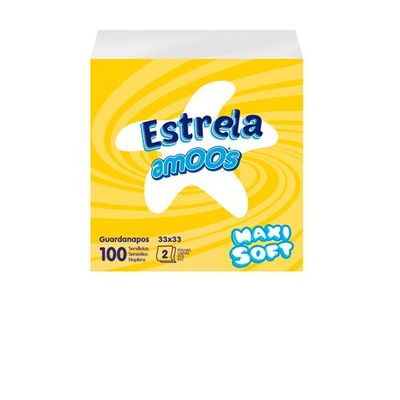 Amoos Napkins 2 Ply 33 x 33 - Pack of 100 x 0.1 g - Total: 0.1 g