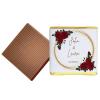 50 Red Roses Personalised Chocolate Wedding Favours (Plain Mint) view 1