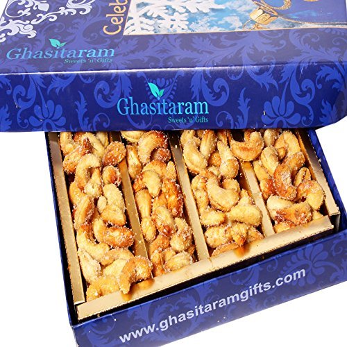 Ghasitaram Gifts Dryfruits Honey Coated Roasted Cashews 800 GMS