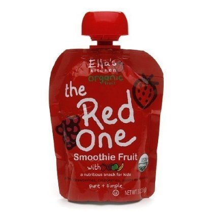 Ella's Kitchen Organic Fruit Smoothie for Babies, The Red One 3 oz (85 g) by Ella's Kitchen