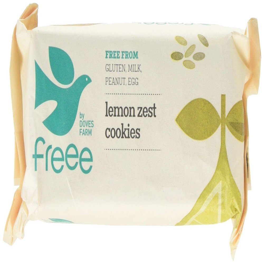 Doves Farm Gluten Free Lemon Zest Cookies, 150g, 1 pack