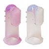 2 x Baby Silicone Finger Toothbrush ~ Baby Infant Gums Massager Brush (Clear & Pink) view 1