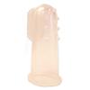 2 x Baby Silicone Finger Toothbrush ~ Baby Infant Gums Massager Brush (Clear & Pink) view 4