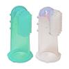 2 x Baby Silicone Finger Toothbrush ~ Baby Infant Gums Massager Brush (Clear & Green) view 1