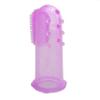 2 x Baby Silicone Finger Toothbrush ~ Baby Infant Gums Massager Brush (Pink & Blue) view 4